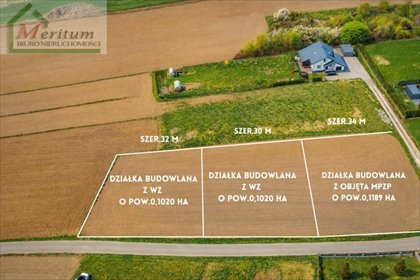 działka na sprzedaż 1020m2 działka Wrocanka