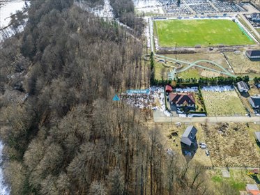 Działka 1523 m2 z MPZP, las, media, spokojna okolica działka Kołczygłowy