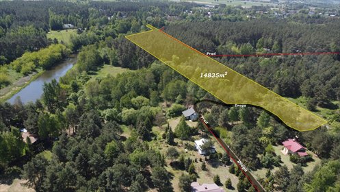 działka na sprzedaż 14835m2 działka Popielżyn Górny