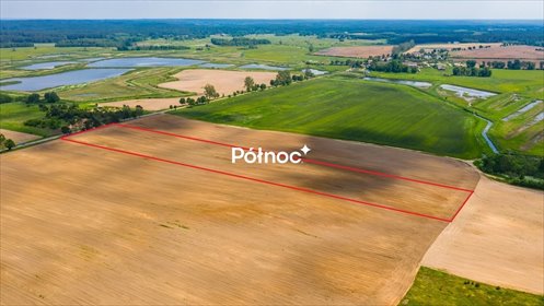 Działka rolna 2,61 ha z dostępem do mediów i drogi działka Waliły