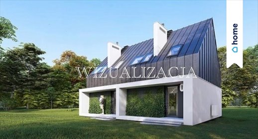 Nowoczesny bliźniak z dużą działką i ogrodem, stan deweloperski dom Żnin