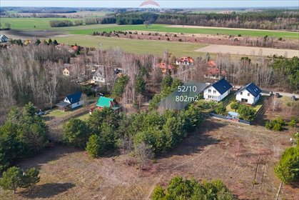 działka na sprzedaż 802m2 działka Błędowo, Brzozowa