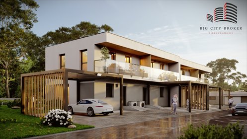 Na sprzedaż nowoczesny dom szeregowy 93 m² z ogródkiem dom Lublin, Sławin, Skowronkowa