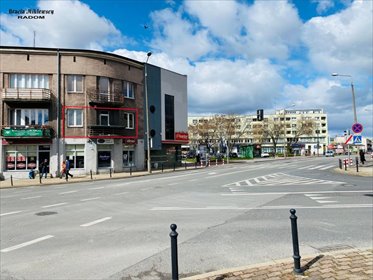Sprzedam przestronny lokal biurowy 69 m² z balkonem i piwnicą lokal użytkowy Radom, Centrum, Traugutta