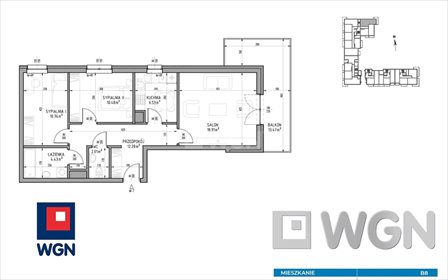 Nowoczesne 3 pokoje z dużym balkonem w Wrotkowie - polecam! mieszkanie Lublin, Wrotków, Wrotków