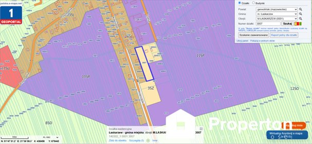 Działka 3640 m² pod zabudowę w Łaskarzewie, cicha okolica działka Łaskarzew, Kościuszki