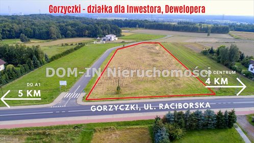 Działka budowlana na sprzedaż Gorzyczki, Raciborska 6 600m2 Foto 1
