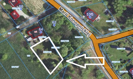 działka na sprzedaż 786m2 działka Mysłowice, Larysz, Konopnickiej