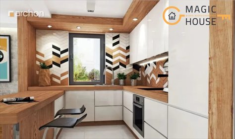 Nowoczesny bliźniak 101,5 m² z dużym ogrodem i możliwością aranżacji dom Skowarcz, Kminkowa