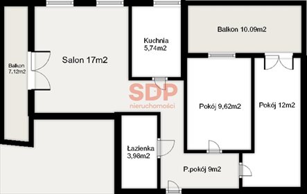 3-pokojowe mieszkanie z balkonami - Krzyki Wrocław mieszkanie Wrocław, Krzyki, Krzyki, Życzliwa