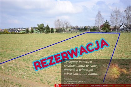 działka na sprzedaż 1028m2 działka Kalinówka