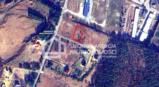 działka na sprzedaż 1059m2 działka Niestępowo