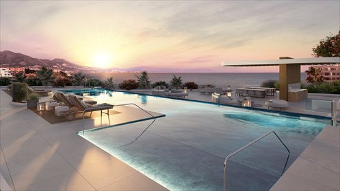 Ekskluzywne 3-pokojowe mieszkanie z widokiem na morze mieszkanie Las Lagunas de Mijas, Las Lagunas, Mijas, Málaga
