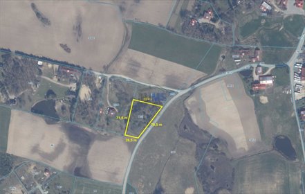 działka na sprzedaż 3016m2 działka Barwik, Słoneczna