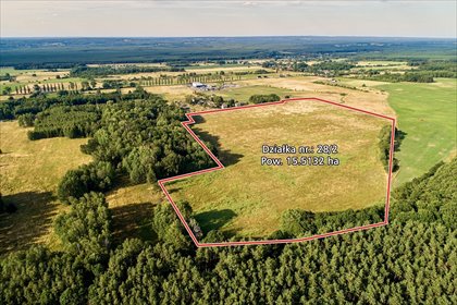 Duża działka rolna 15,5 ha z potencjałem inwestycyjnym działka Klępina