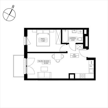 mieszkanie na sprzedaż 41m2 mieszkanie Warszawa, Białołęka, Winnica, Światowida