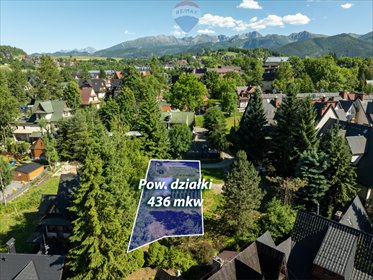 działka na sprzedaż 436m2 działka Zakopane, Stroma