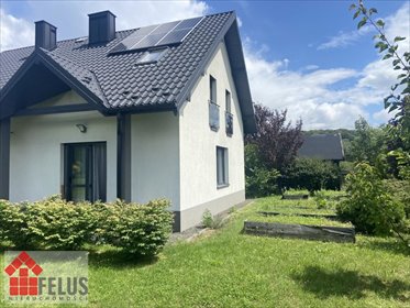 Polecam nowoczesny dom 150 m² z garażem, ogrzewaniem podłogowym i fotowoltaiką dom Kamień, Pod Górą