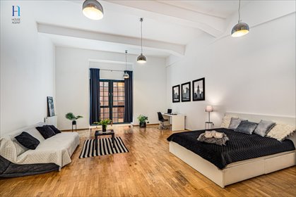 Loft z antresolą, 64,77 m², gotowe do wprowadzenia mieszkanie Łódź, Księży Młyn, Ks. Biskupa Wincentego Tymienieckiego