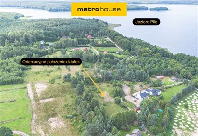 Działki nad jeziorem Pile w Silnowo - 2x 2375 m2. działka Silnowo
