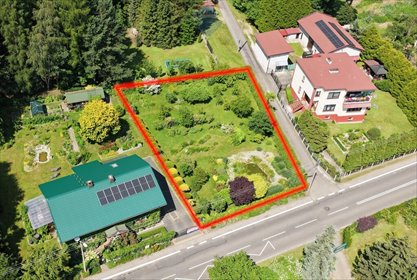 Działka z oczkiem wodnym i zielenią, Rybnik, 800 m² działka Rybnik, Zygmunta Starego