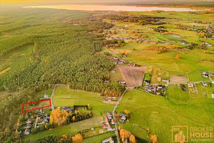 Na sprzedaż działka 3382 m² z lasem i jeziorem w Ozimku działka Schodnia, Długa