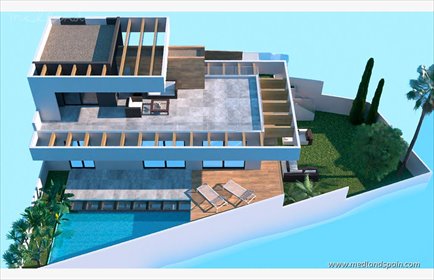 Nowoczesna villa z basenem i poddaszem w Rojales dom Ciudad Quesada