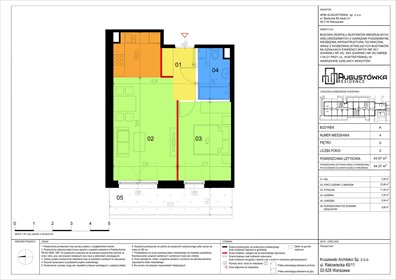 mieszkanie na sprzedaż 44m2 mieszkanie Warszawa, Mokotów, Dolny Mokotów, Kostrzyńska