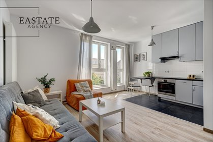 Przestronna kawalerka 34,19 m² z garażem i patio mieszkanie Warszawa, Mokotów, Bobrowiecka