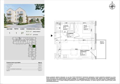 mieszkanie na sprzedaż 39m2 mieszkanie Osielsko, Aleja Adama Mickiewicza