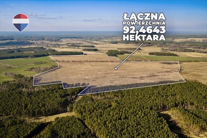 Duża działka rolna 92 ha z łatwym dojazdem, idealna inwestycja działka Koźla