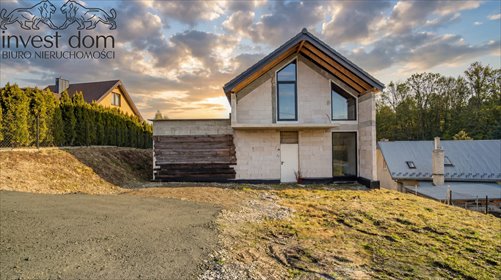 Do sprzedania nowoczesny dom 125 m² z garażem i dużym tarasem dom Gorlice
