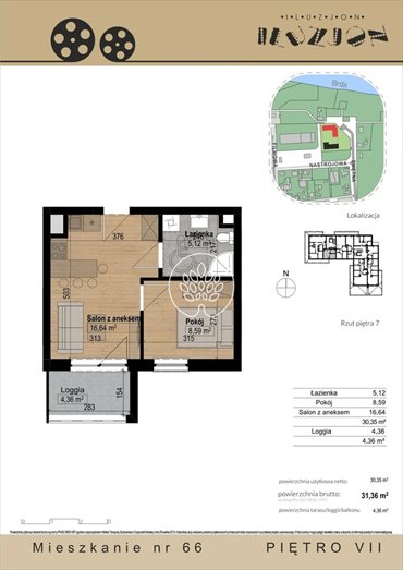 mieszkanie na sprzedaż 31m2 mieszkanie Bydgoszcz, Bartodzieje Małe, Nastrojowa