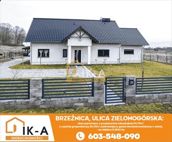 dom na sprzedaż 125m2 dom Brzeźnica, Brzeźnica, Zielonogórska