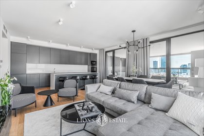 Na wynajem luksusowy penthouse 135 m² z tarasem i smart home mieszkanie Warszawa, Wola Mirów, Grzybowska