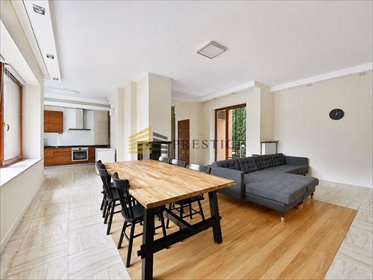 Nowoczesny dom bliźniaczy 360m² z tarasem w Wilanowie. dom Warszawa, Wilanów, Królowej Marysieńki