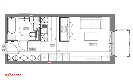 Nowoczesne 29,26 m2 w Poznaniu - zapraszam mieszkanie Poznań, Naramowice, Naramowicka