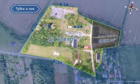 działka na sprzedaż 41734m2 działka Lipicze, Stawowa