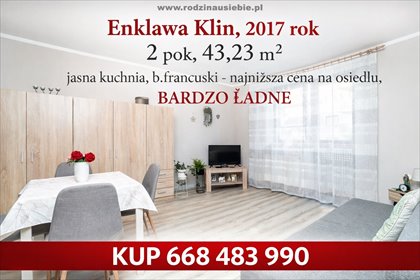 Nowoczesne 2-pokojowe mieszkanie z balkonem i widokiem mieszkanie Kraków, Dębniki, Kliny, Bartla