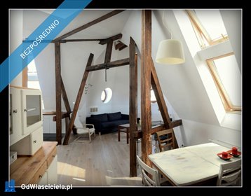 Unikalny loft na poddaszu w zabytkowej kamienicy w centrum Poznania mieszkanie Poznań, Centrum, Garbary