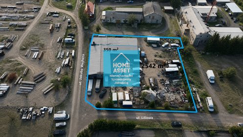 Hala przemysłowo-usługowa 335 m² z biurem i zapleczem lokal użytkowy Góra, Liliowa
