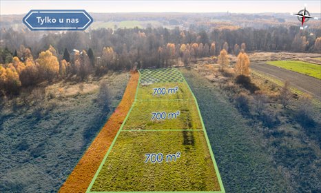 działka na sprzedaż 700m2 działka Koziegłówki, Smardzów