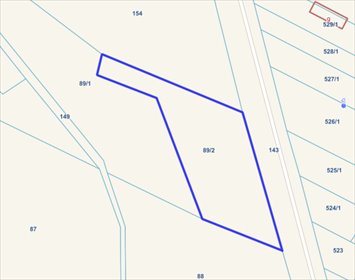 działka na sprzedaż 2081m2 działka Lubochenek