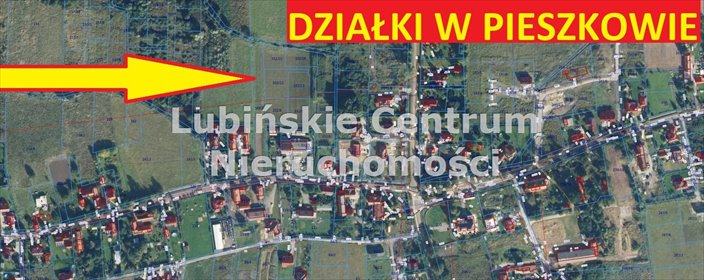 działka na sprzedaż 1100m2 działka Pieszków