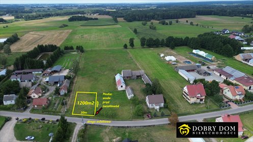 działka na sprzedaż 1200m2 działka Borsukówka