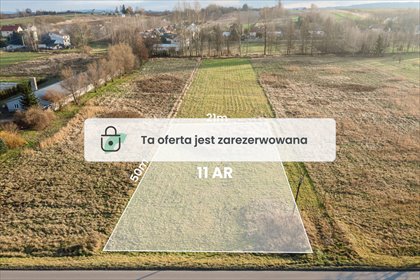 Działka budowlana 11 arów w Zgłobieniu – spokój i bliskość Rzeszowa działka Zgłobień