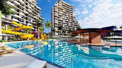 Stylowe apartamenty z basenem i udogodnieniami w Tömük mieszkanie Tömük, Tömük, Erdemli, Mersin