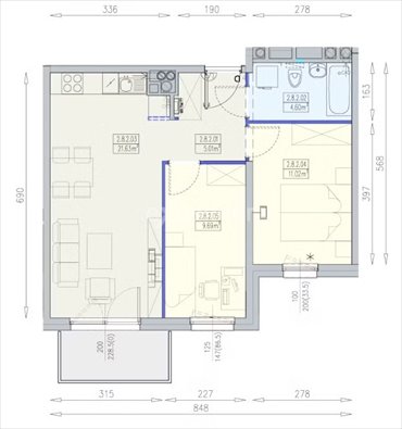 mieszkanie na sprzedaż 52m2 mieszkanie Wrocław, Braterska
