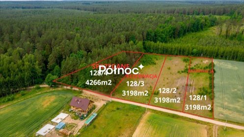 działka na sprzedaż 3198m2 działka Kopisk