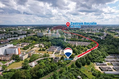 działka na sprzedaż 285m2 działka Koszalin, Eugeniusza Kwiatkowskiego